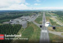 《微軟飛行模擬》新圖展示：挪威機場細節公開！