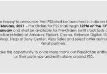 索尼宣布PS5將於2月在印度發售 售價約4461元人民幣