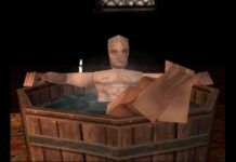 飯制PS1版《巫師3》傑洛特泡澡視頻 葉奈法當面被綠