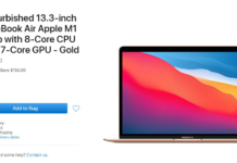 蘋果官網上架M1 MacBook Air翻新版 比新版便宜近千元