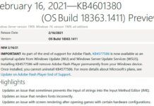 微軟為Windows 10准備KB4601380更新 修復屏幕渲染問題