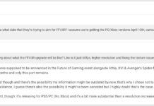 爆料稱《最終幻想7：重製版》PC/PS5版會有新劇情
