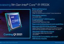 Intel 11代桌面酷睿定了3月16日發布、30日開賣