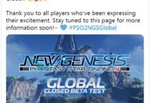 《夢幻之星在線2：新起源》即將開啟全球封閉Beta測試