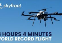 13小時4分鍾：Skyfront多旋翼無人機創下電驅耐力世界紀錄