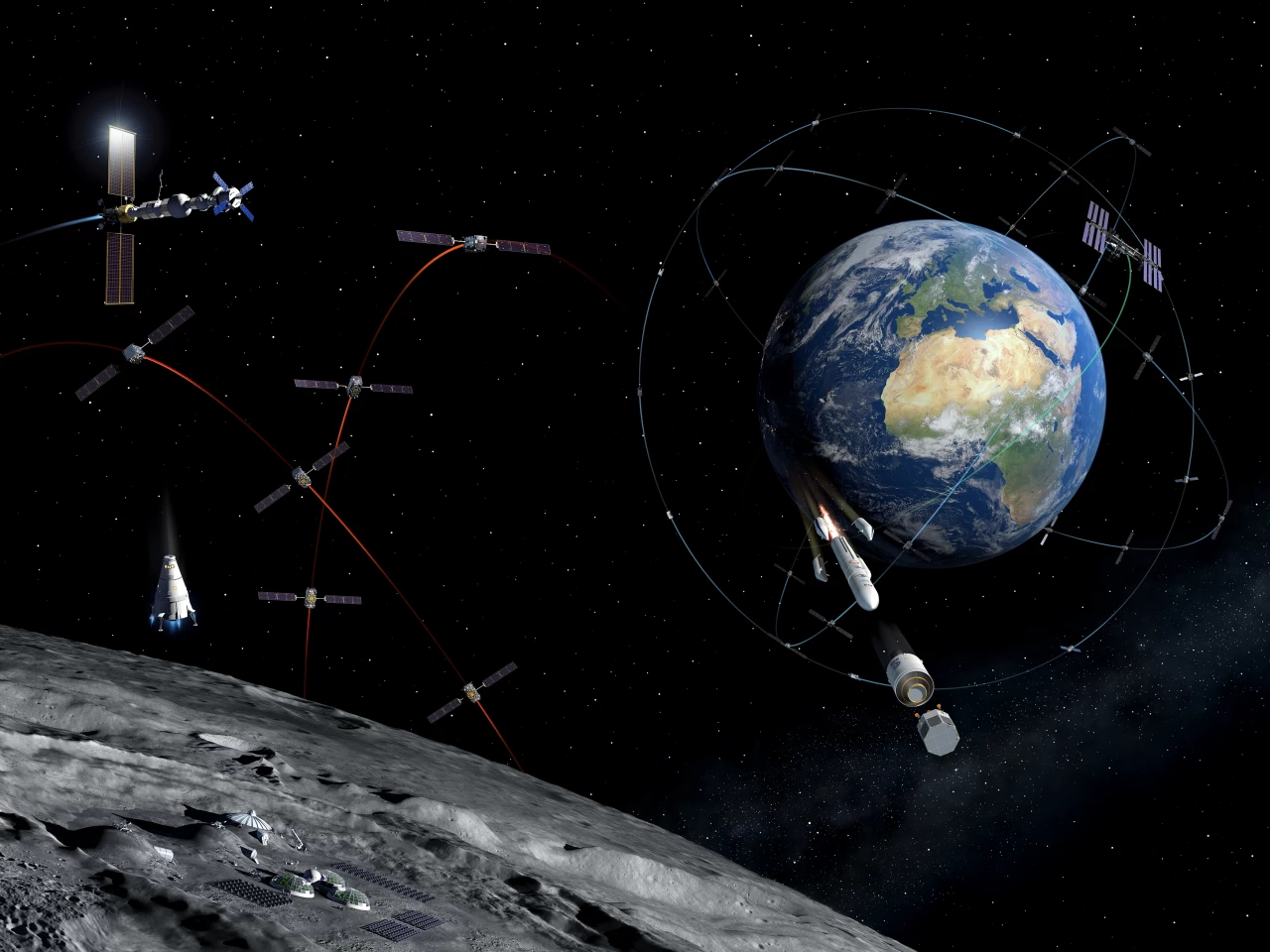 歐空局「探路者」將測試地球衛星導航信號在月球軌道上的覆蓋范圍