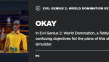 《邪惡天才2》獲IGN 6分 地圖設計復雜、操作乏味
