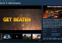 Epic獨占即將結束 《機甲戰士5》已上架Steam