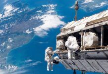 NASA宇航員走出國際空間站 進行第237次太空行走