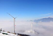研究表明結冰會使風力發電機組損失高達80%的發電量