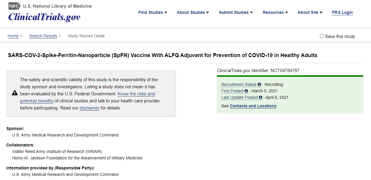 美軍研製的獨特COVID-19疫苗開始一期臨床試驗
