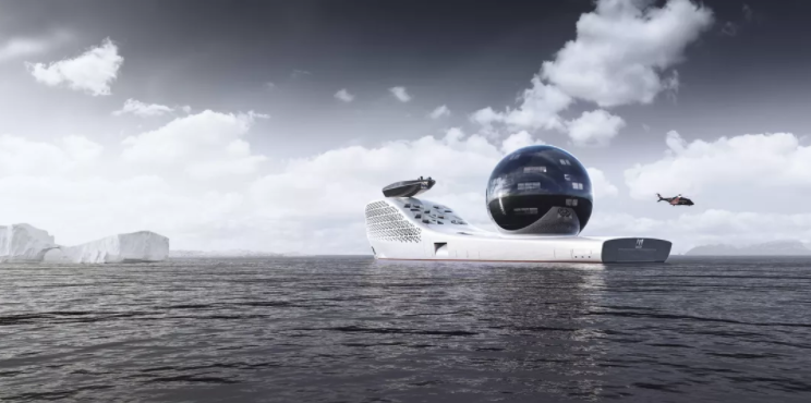 「Earth 300」計劃旨在通過核動力巨型遊艇為科研人員提供完美場所