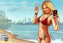 《GTA5》封面女郎3D模型性感比基尼女孩沙灘自拍