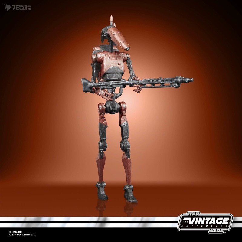 孩之寶 新品 星球大戰 VINTAGE系列 星球大戰:前線2 戰鬥機器人 可動人偶