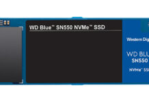 西部數據發布藍盤SN550：換用新主控和96層3D TLC，升級到PCIe 3.0×4