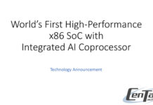 威盛旗下Centaur科技宣布推出新x86 CPU：內置AI加速單元，支持AVX-512