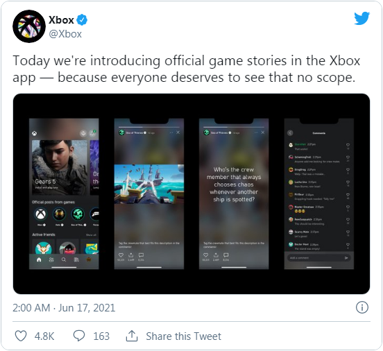 Xbox移動App更新：可查看諸多遊戲IP的品牌故事