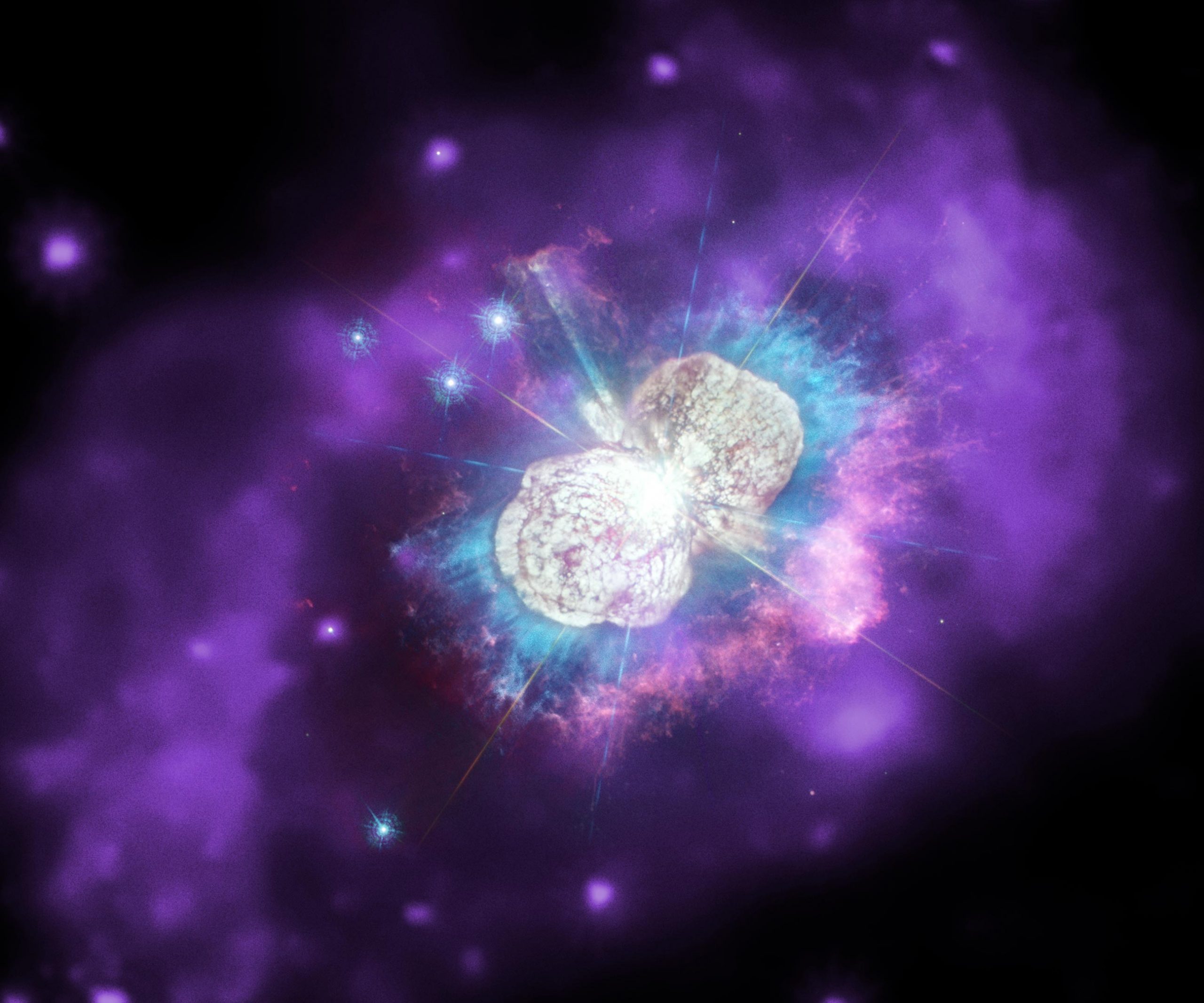 明亮的宇宙伽馬射線暴可能揭示出奇怪的星際「結點」