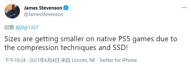 《瑞奇與叮當：分離》新容量33GB 得益於PS5壓縮技術