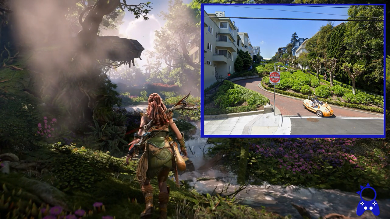 《地平線2》遊戲場景VS現實地標 千年後的舊金山遺址