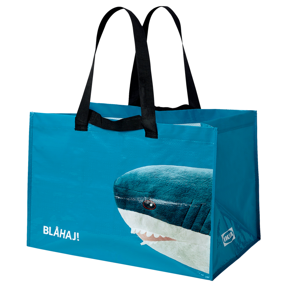 【全台】鯊鯊控被萌暈！　IKEA推可愛「鯊鯊購物袋」線上開賣　加碼優惠價「鯊鯊玩偶」趁現在收！
