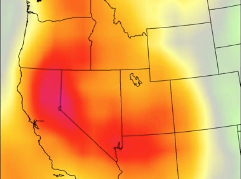 NASA追蹤美國西南部的炙熱浪潮 多地打平或超出歷史極值