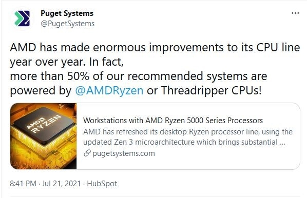 YES 工作站廠商：我們大部分系統都是AMD