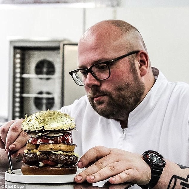 史上最貴漢堡「GOLD BOY」 外裹黃金單價5000歐元