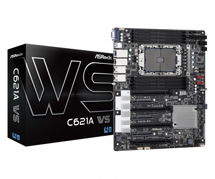 華擎推出C621A WS工作站主板 支持志強W-3300處理器