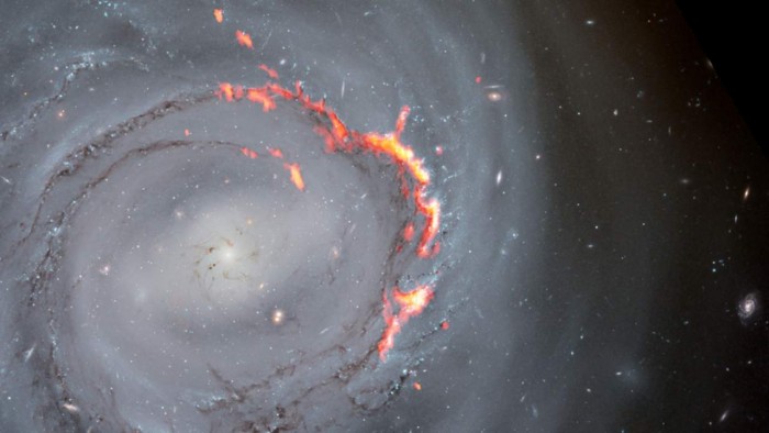 天文學家利用ALMA數據觀察星系氣體的再創造