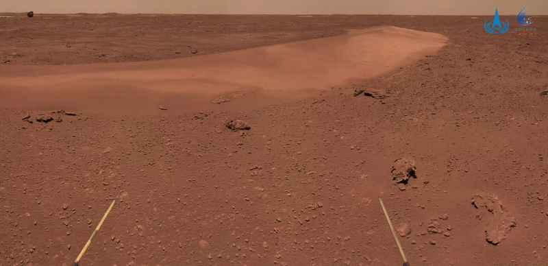 「祝融號」火星車行駛509米 即將對第二處沙丘開展詳細探測