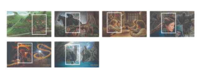 慶祝指環王電影20周年 紐西蘭郵政推出主題郵票