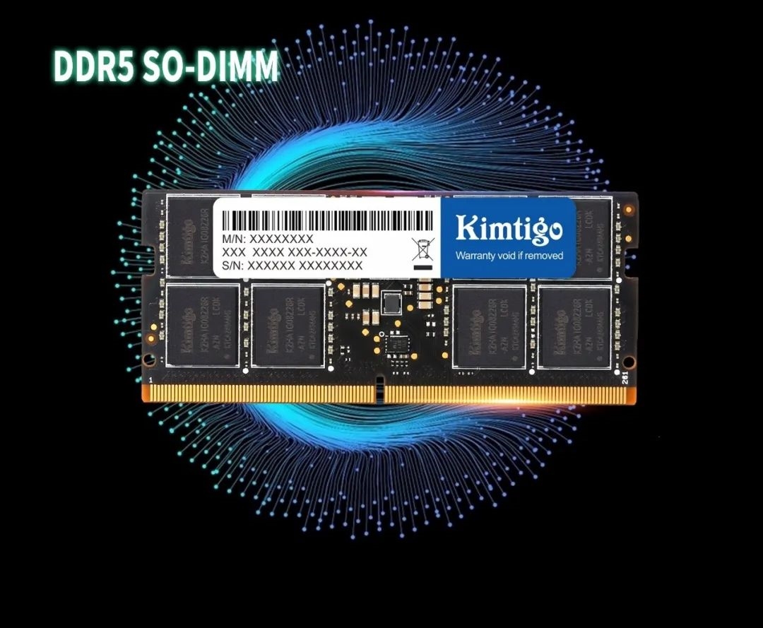 金泰克全球首發DDR5筆記本記憶體：可超頻到5600MHz