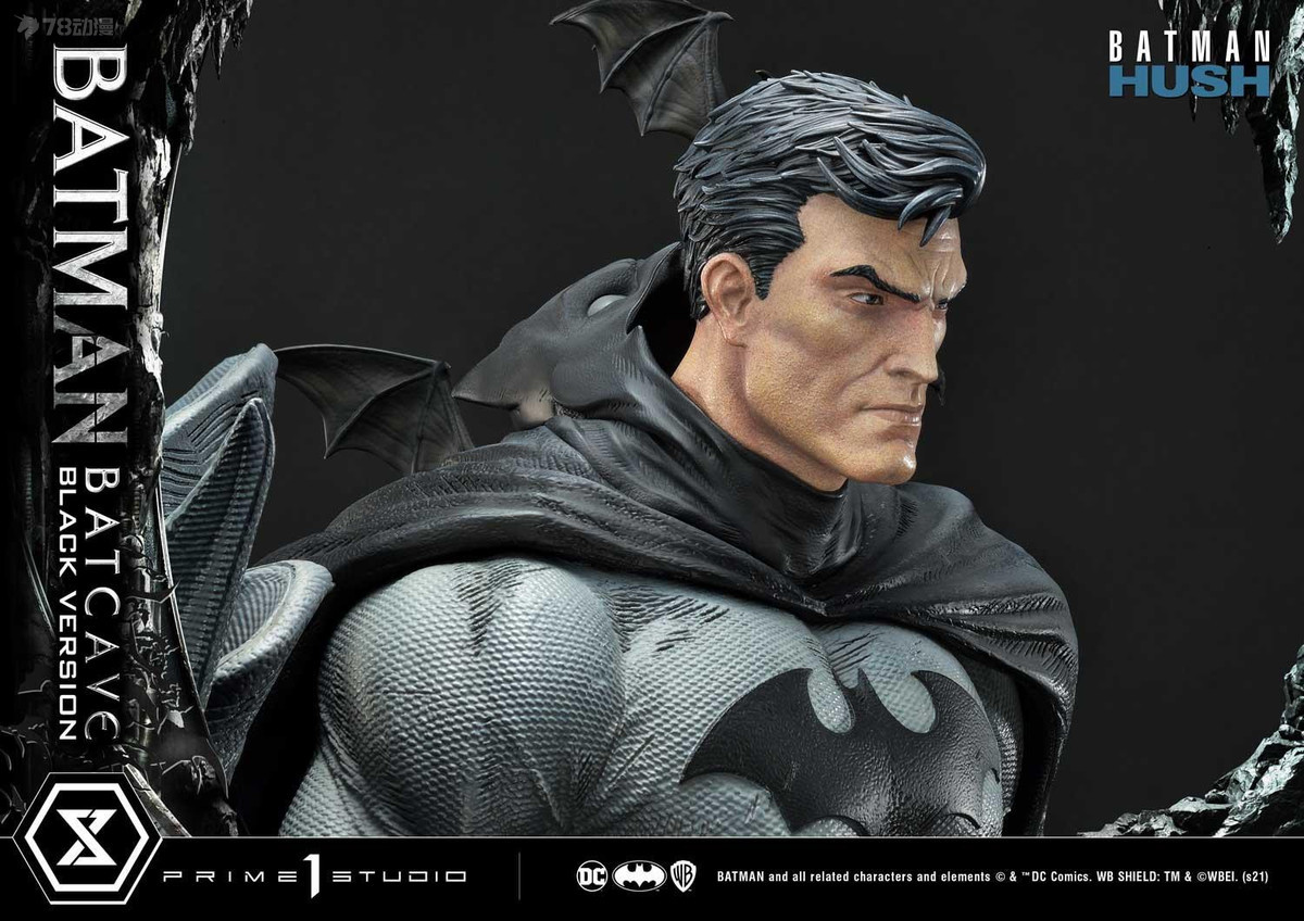 Prime 1 Studio 新品 1/3系列 DC漫畫 蝙蝠俠: 緘默 蝙蝠俠(黑色版) 雕像
