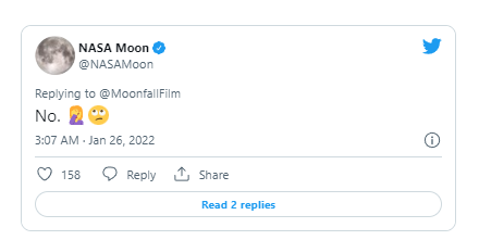NASA有趣地否定了災難電影《月球隕落》的前提設定