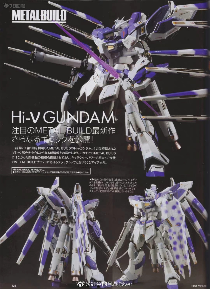 BANDAI 22年7月 一般發售 Metal Build 海牛高達 雜誌新圖
