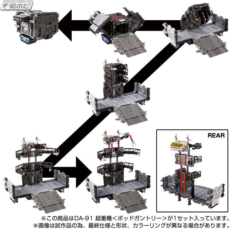 Takaratomy22年7月  戴亞克隆 DIACLONE    DA-91 超重機型移動基地 2萬日元
