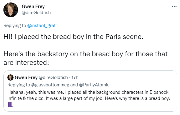 時隔9年，《生化奇兵：無限》中的「麵包男孩」突然走紅