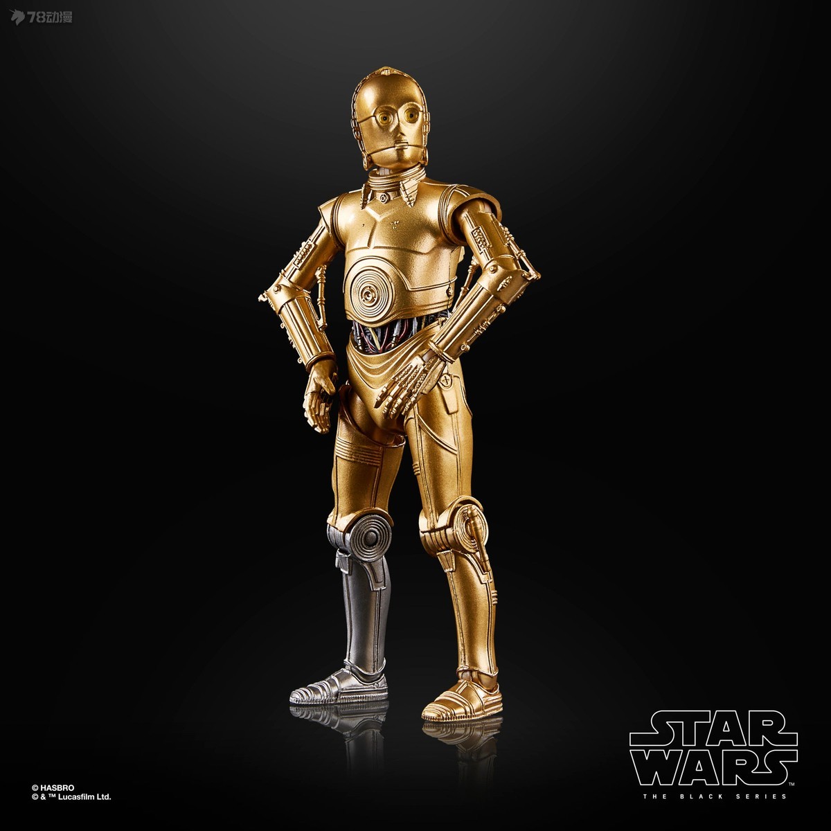 孩之寶 新品 黑系列 檔案收藏 C-3PO 6寸(152mm)高 可動人偶