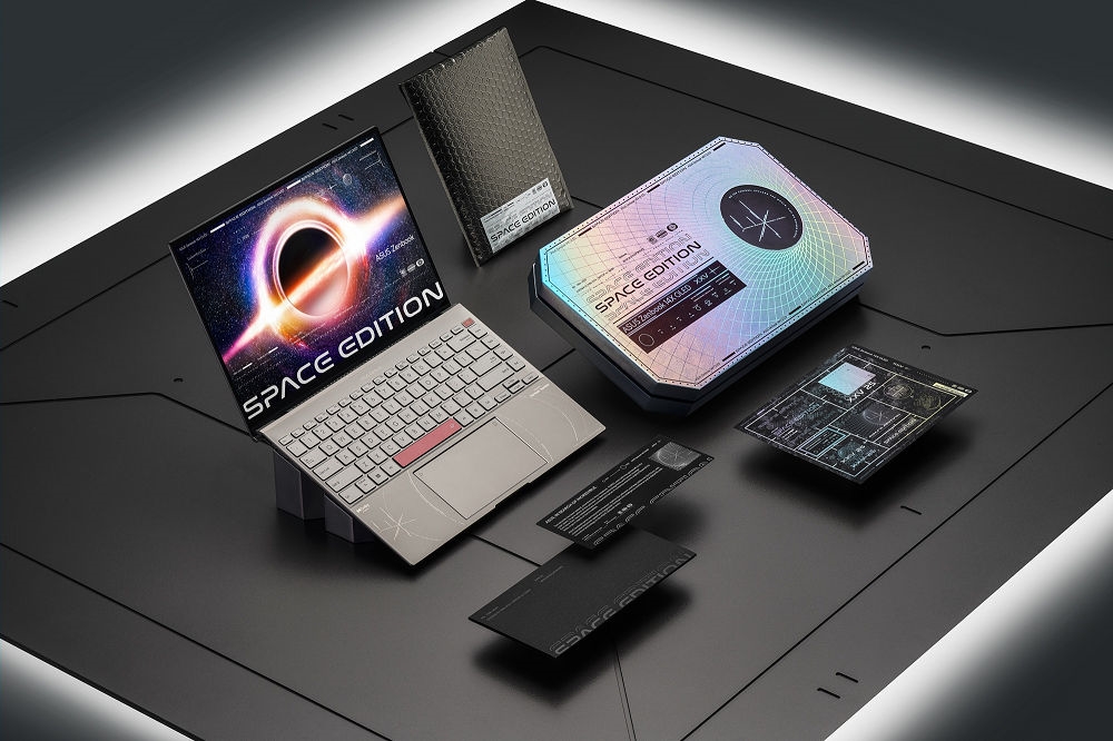為慶祝首款筆記本上太空25周年：華碩推出Zenbook 14X OLED太空版輕薄本