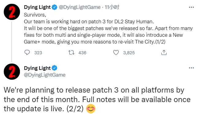 《消逝的光芒2》「新遊戲+」模式4月底全平台上線