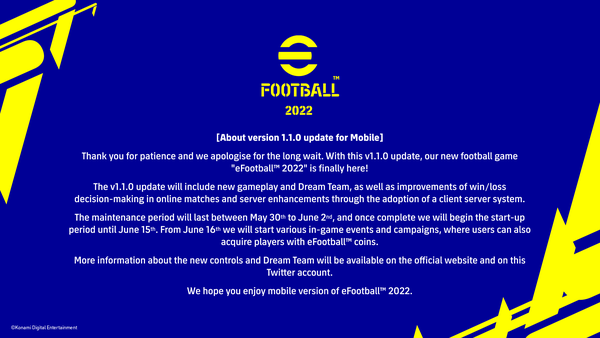 《實況足球2022》即將開啟第二賽季 月底進行更新