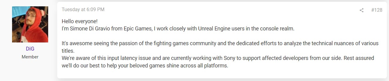 Epic與索尼聯手解決PS5版格鬥遊戲的輸入延遲問題