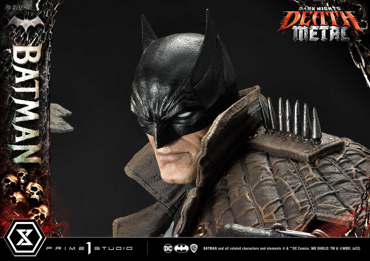 Prime 1 Studio 新品 1/3系列 漫畫 黑暗之夜：死亡金屬 蝙蝠俠  雕像 雙版本