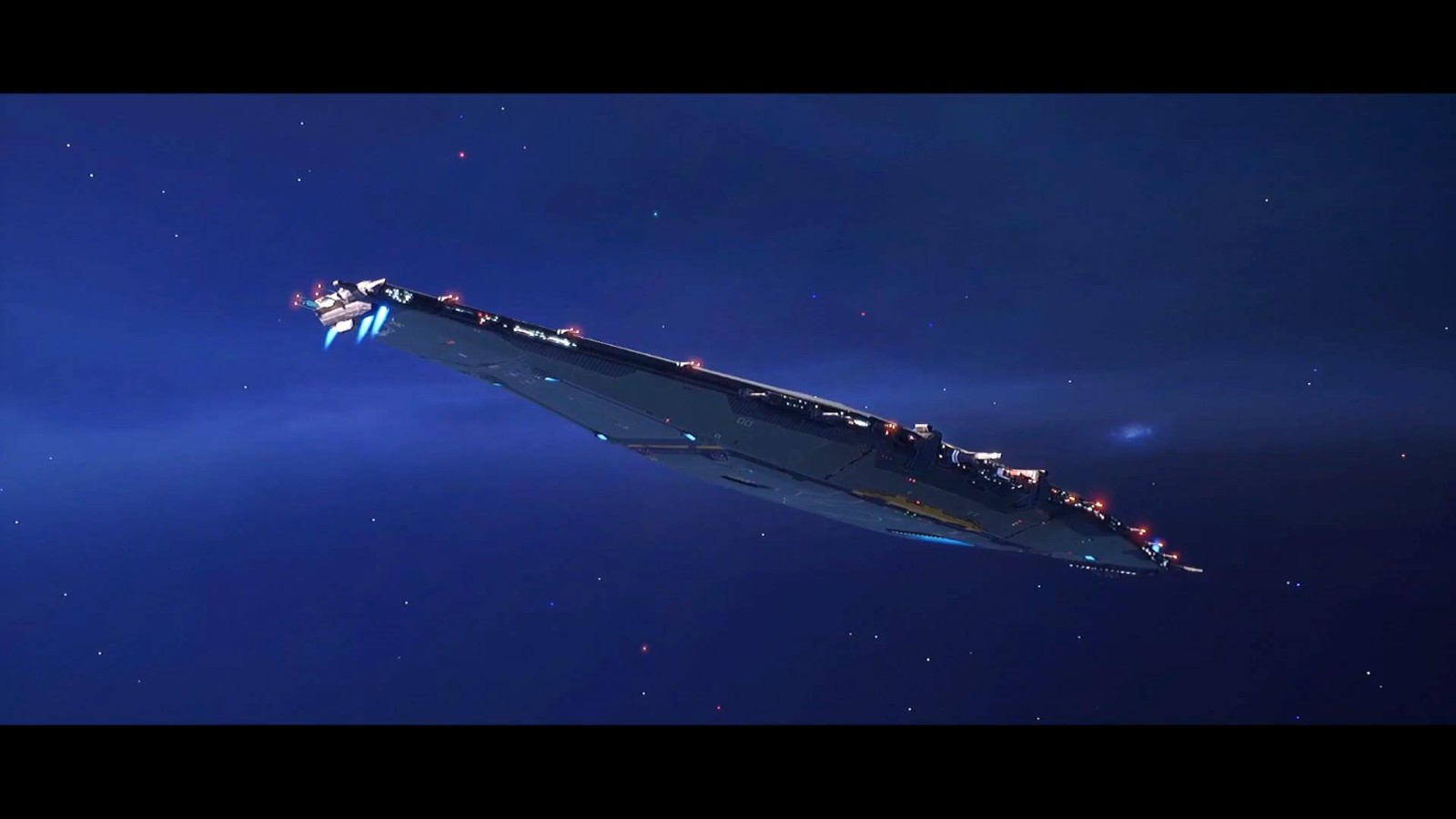《家園3》卡-庫申母艦演示視頻 艦身角度可調節