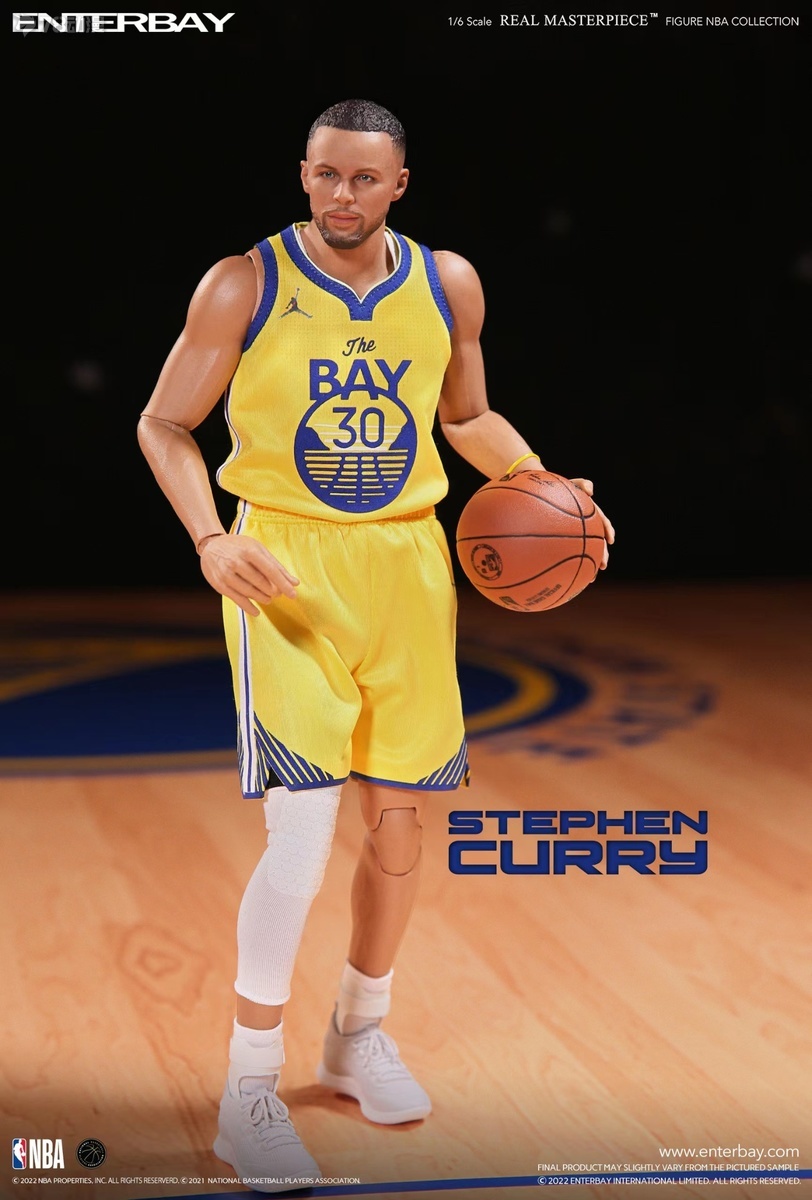 Enterbay 新品 1/6 NBA系列 金州勇士隊 史蒂芬·庫里 可動人偶