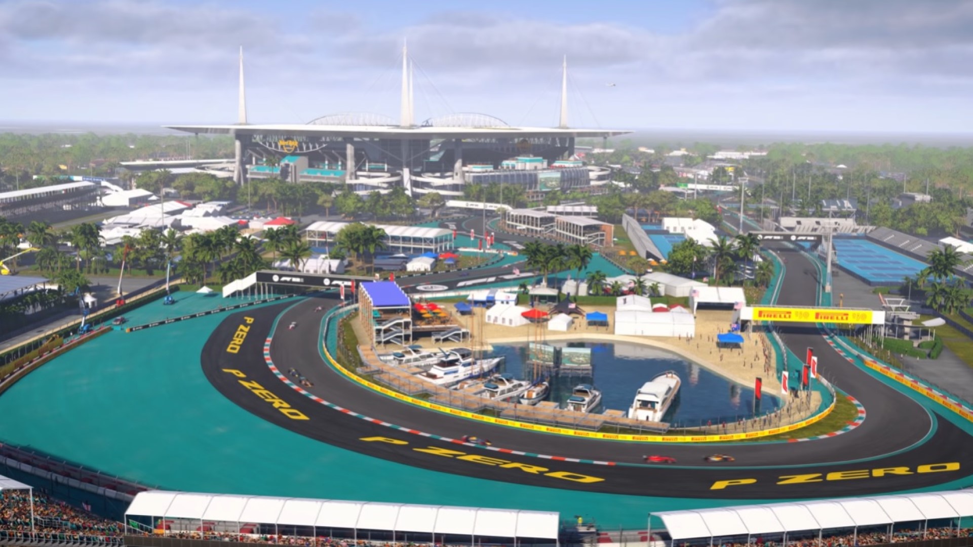 《F1 22》新預告展示邁阿密國際賽道預熱場景