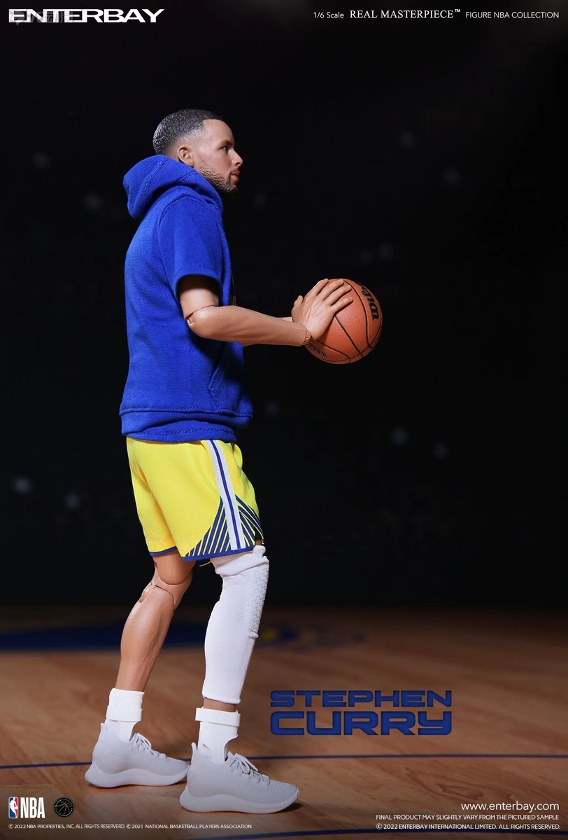 Enterbay 新品 1/6 NBA系列 金州勇士隊 史蒂芬·庫里 可動人偶
