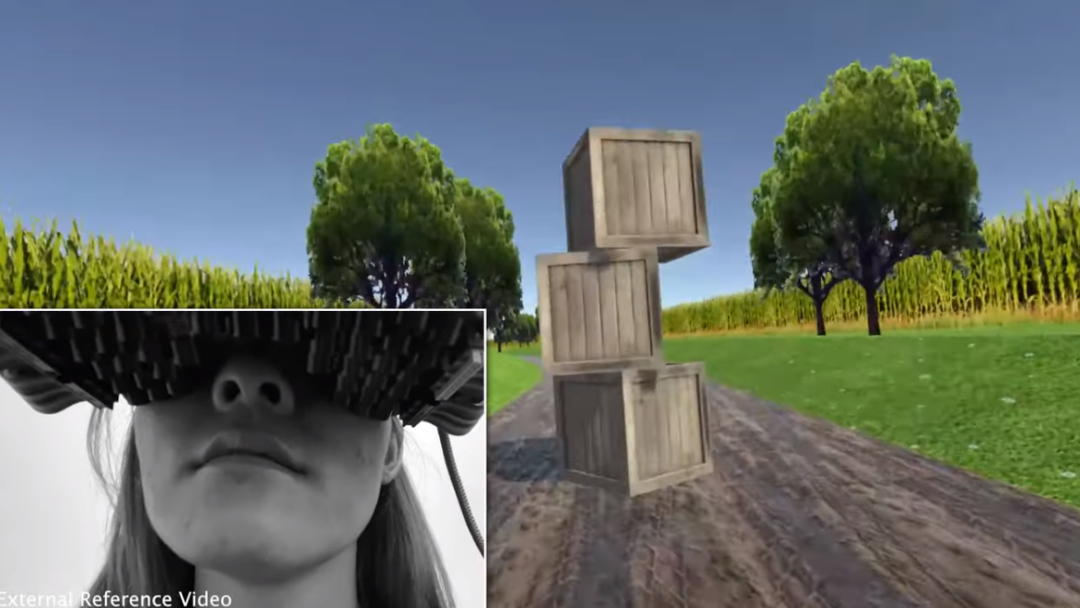 研究人員開發了一款能模擬「嘴部觸感」的VR設備