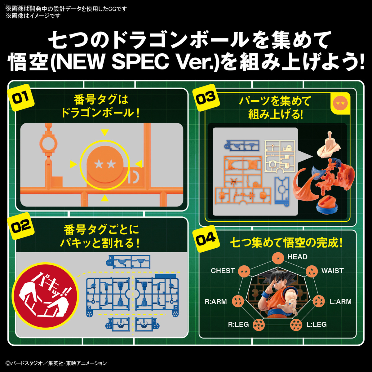 BANDAI: 22年10月 Figure-rise Standard系列 孫悟空 (NEW SPEC Ver.) 官圖